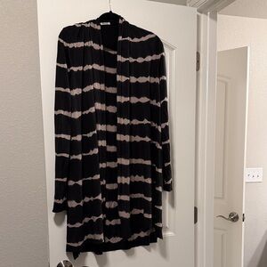LA Made Black and Cream Striped Tunic